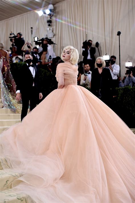 Billie Eilish Wears Nude Princess Dress for the Met Gala in 2021